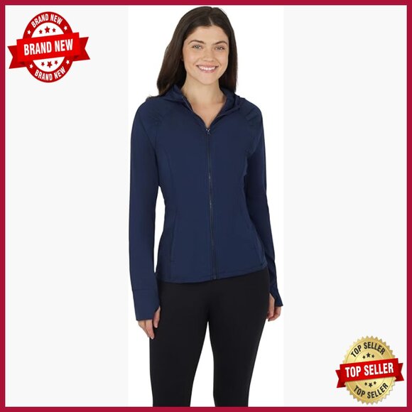 Lightweight Hooded Running Jacket with Pockets for Yoga Workouts